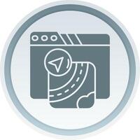 Gpu Solid button Icon vector