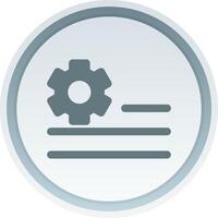 Deploy rules Solid button Icon vector