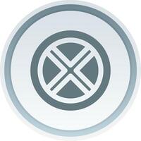 Block 2 Solid button Icon vector
