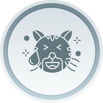 sudor sólido botón icono vector