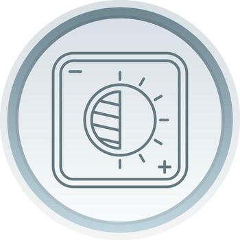 contraste sólido botón icono vector