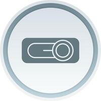 Switch Solid button Icon vector