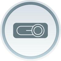 Switch Solid button Icon vector