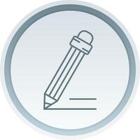 Pencil Solid button Icon vector