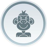 Envy Solid button Icon vector