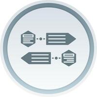 Infographic elements Solid button Icon vector
