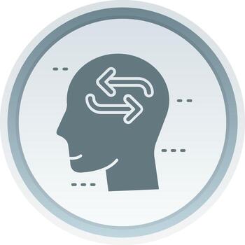 Change Solid button Icon vector