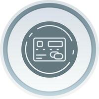 Pay Solid button Icon vector