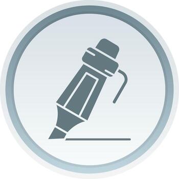 Highlighter Solid button Icon vector