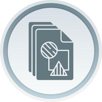 File Solid button Icon vector