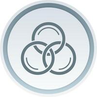 Cmyk Solid button Icon vector