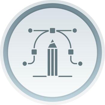 Editor Solid button Icon vector