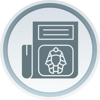 publicación sólido botón icono vector