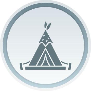 tienda sólido botón icono vector