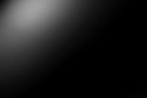 Dark black and gray blurred gradient background has a little abstract light. photo