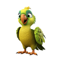 AI generated Macaw parrot isolated on transparent background png