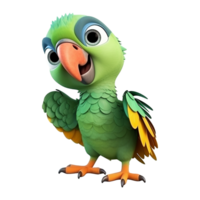 AI generated Macaw parrot isolated on transparent background png