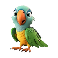 AI generated Macaw parrot isolated on transparent background png