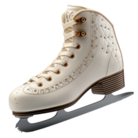 AI generated Figure skates isolated on transparent background with clipping path png