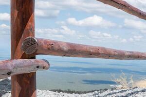 View from the viewpoint at the end of road the tunnels road in Cordoba Argentina. photo