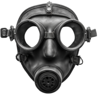 ai genererad svart gas mask isolerat på transparent bakgrund png