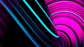 Abstract strokes of light. Abstract motion background. Wavy soft motion video