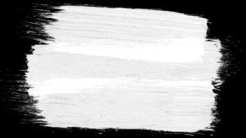 Abstract paint brush stroke black and white transition background, animation of paint splash. Brush stroke black and white transition background. Animation of paint splash video