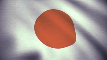 Japon pays drapeau animation. Japon pays drapeau animation agitant dans le brise fermer video