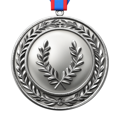 Silver Medal PNGs for Free Download