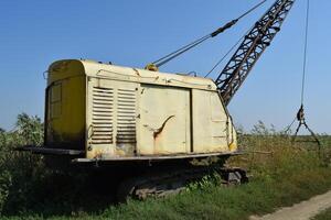 Old quarry near the dragline photo