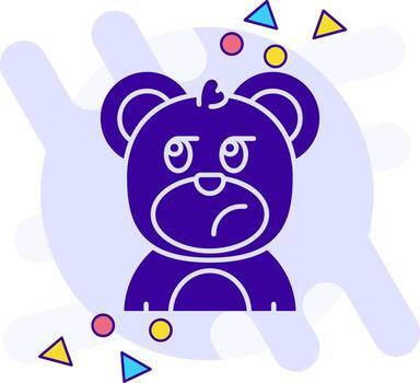 Liar freestyle solid Icon vector