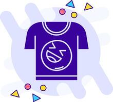 Tee freestyle solid Icon vector