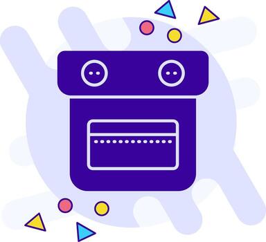 Pocket freestyle solid Icon vector