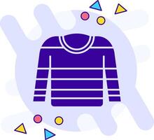 Jumper freestyle solid Icon vector