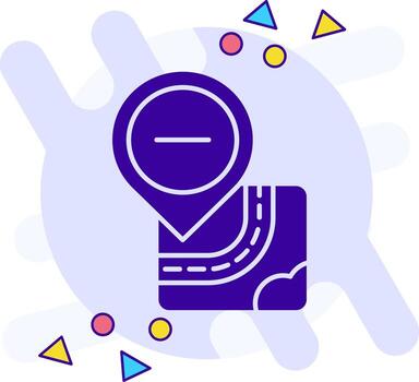 Remove freestyle solid Icon vector
