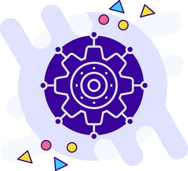Setting freestyle solid Icon vector