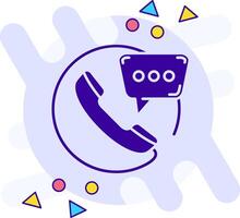 Contact freestyle solid Icon vector