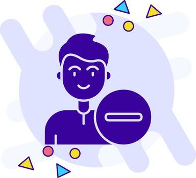Remove freestyle solid Icon vector