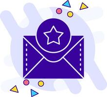 Star freestyle solid Icon vector