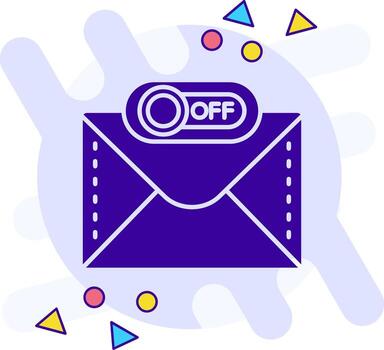 Off freestyle solid Icon vector