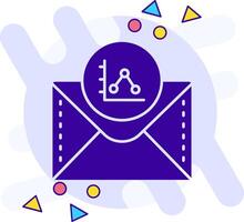 Analytics freestyle solid Icon vector