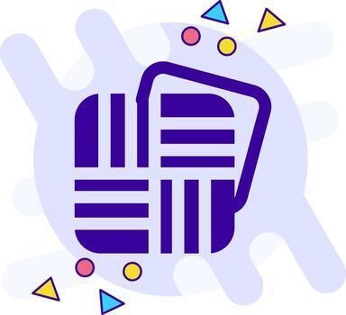 Texture freestyle solid Icon vector