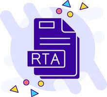 Rta freestyle solid Icon vector
