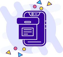 Archive freestyle solid Icon vector