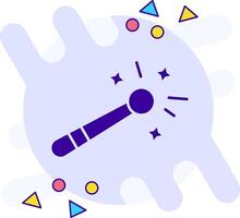 Magic tool freestyle solid Icon vector