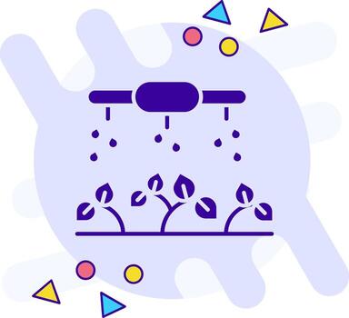 Sprayer freestyle solid Icon vector