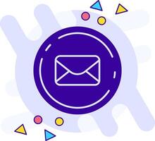 Email freestyle solid Icon vector