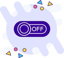 Off freestyle solid Icon vector