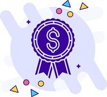 Reward freestyle solid Icon vector