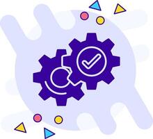 Setting freestyle solid Icon vector